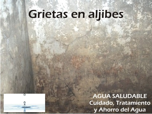 Reparacion de grietas en aljibes