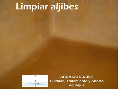 Desazolve de cisternas/aljibes 