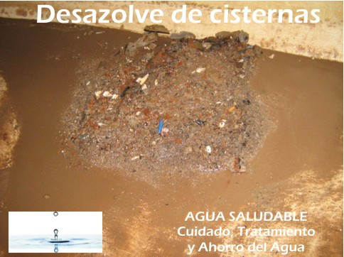 Desazolve de cisternas/aljibes