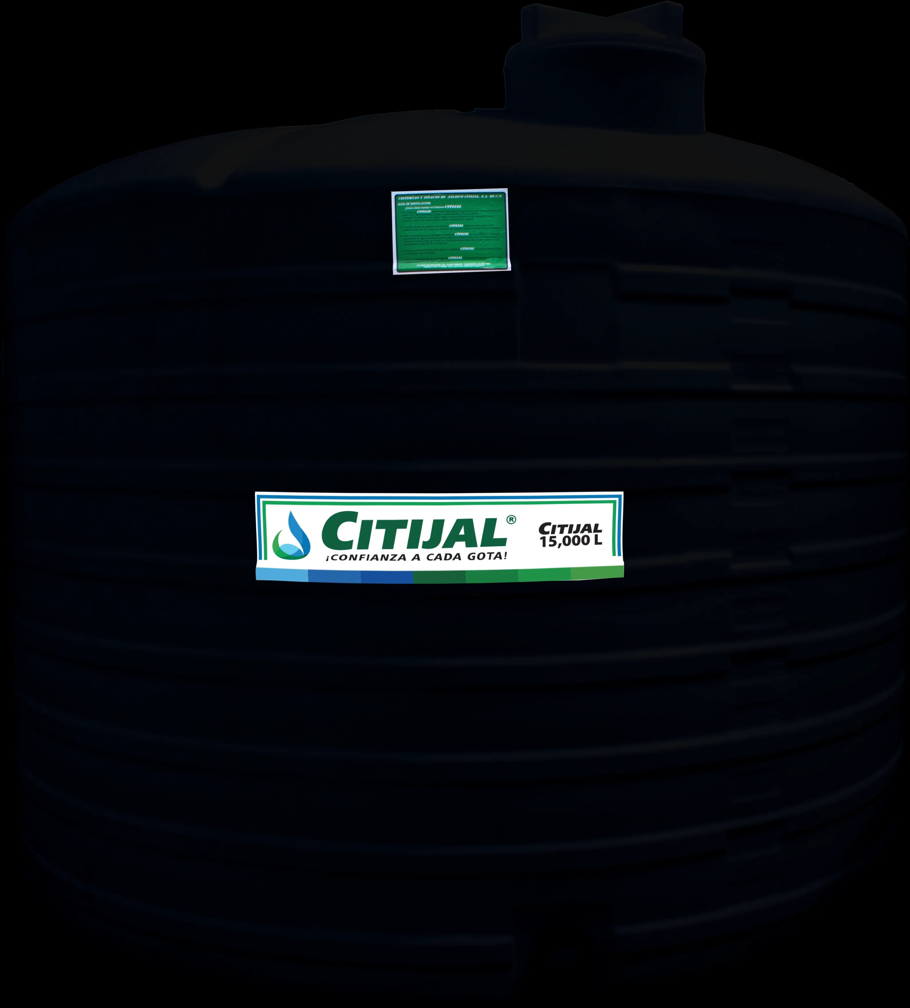 Cisterna citijal de 15000 litros color negro negra medidas dimensiones costo precio de plastico polietileno nueva distribuidores venta en guadalajara zapopan tanques